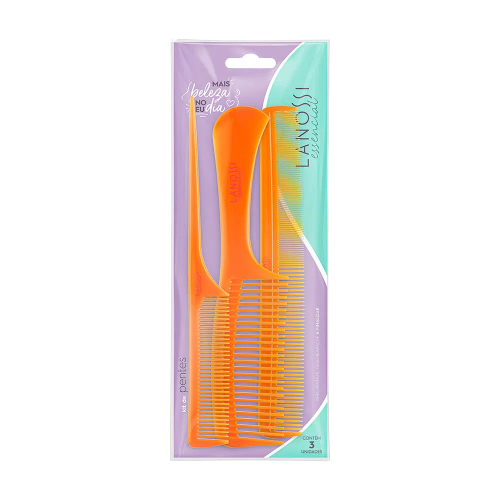 LN PENTE DE CABELO LANOSSI ESSEN LAR C/3